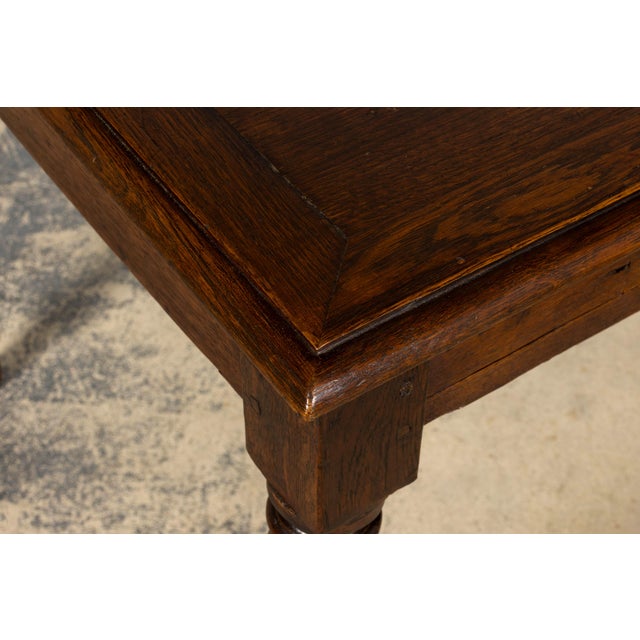 Late 19th Century French Louis XVI Style Oak Writing Table For Sale In New York - Image 6 of 17