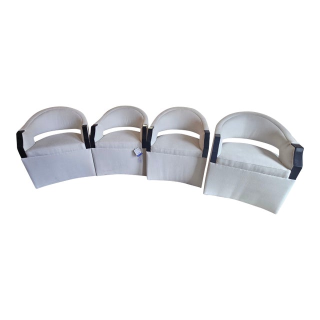 "Dinner Roll" Chairs by Caracole Design For Sale