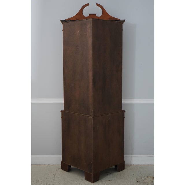 English Made Mahogany Inlaid Corner Cabinet For Sale - Image 17 of 17