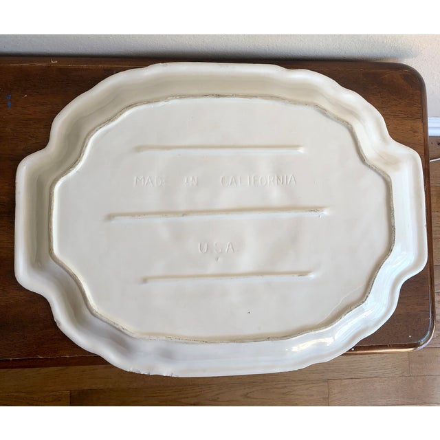 California Pottery Turkey Platter Thanksgiving For Sale - Image 13 of 15