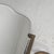 Metal Vintage Faceted Mirror in Brass Frame, 1950s For Sale - Image 7 of 10