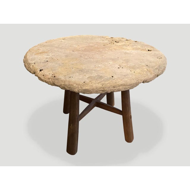Century Old Sumba Stone Table For Sale - Image 13 of 18