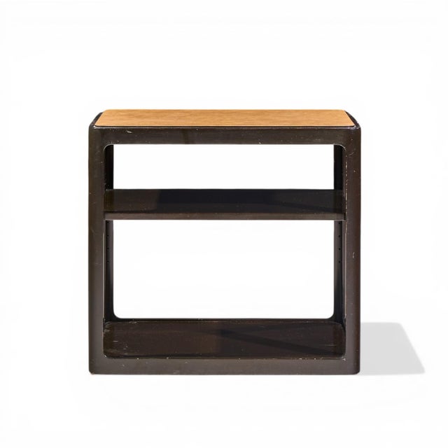 Wood Roger Sprunger for Dunbar Mid Century Mahogany Side Table For Sale - Image 7 of 10