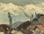 Lucien Poignant, Chain of the Alps in the Grenoble Valley, Oil on Panel For Sale - Image 9 of 18