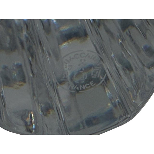Glass Late 20th Century Baccarat Crystal Gavel Handcrafted Clear Glass Decorative Display Piece Made in France For Sale - Image 7 of 11