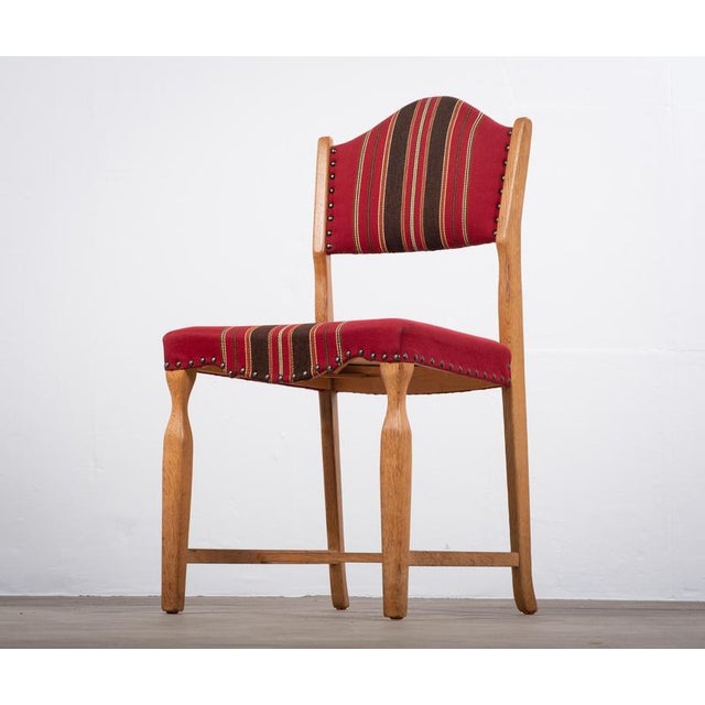 Dining Chairs in Oak by Hennnig Kjærnulf, 1960s, Set of 6 For Sale - Image 9 of 10