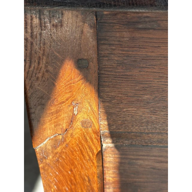 French Provincial Chest in Carved and Pegged Oak, 18th Century For Sale - Image 18 of 18