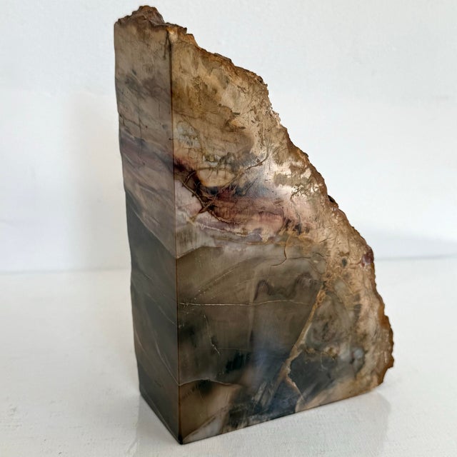 Vintage Cut Stone Bookend For Sale - Image 4 of 4