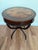 Mid-Century Regency Mahogany Drum Table With Lion Head Pulls For Sale In New York - Image 6 of 16