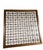 Brown Decorative Wooden Lattice Panel With Geometric Fretwork Design For Sale - Image 8 of 10