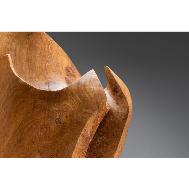 Sculptural Form in Elm, 1985 For Sale - Image 17 of 18