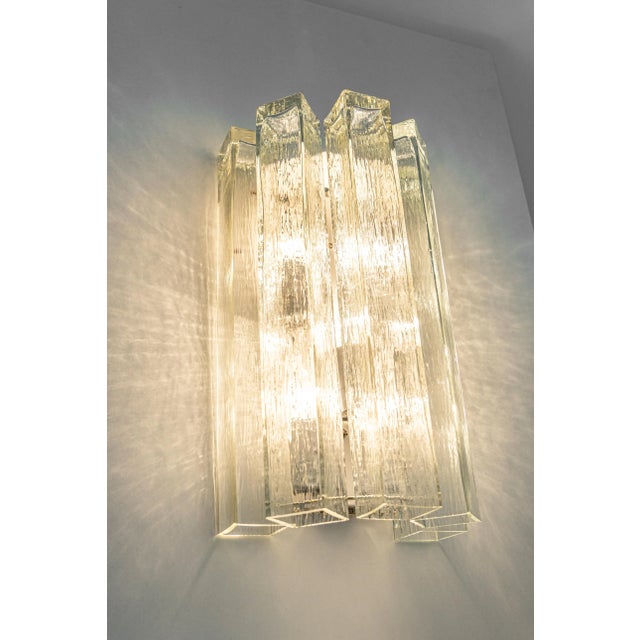 Large Brass and Murano Glass Wall Sconces from Doria, Germany, 1960s, Set of 2 For Sale - Image 11 of 12
