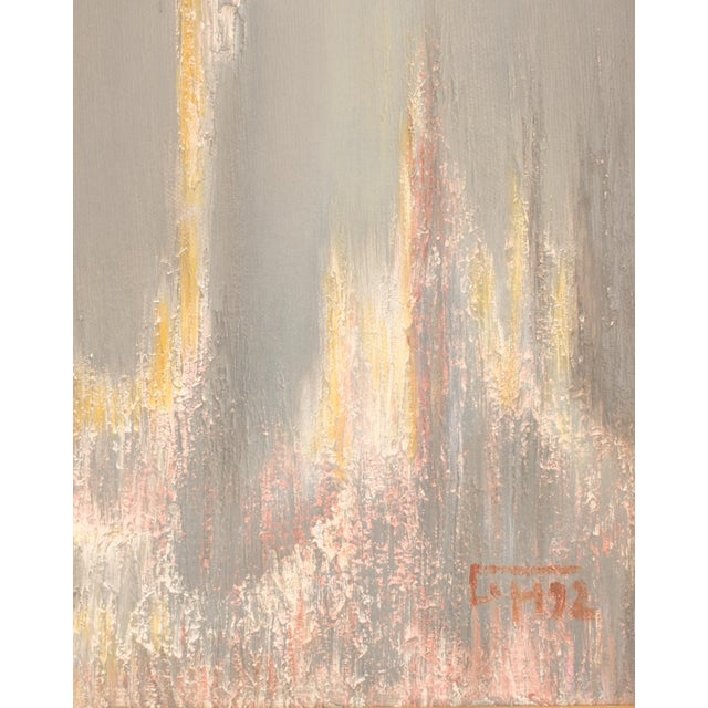 Georg Herzig, Abstract Composition, 1992, Oil on Canvas For Sale - Image 4 of 5