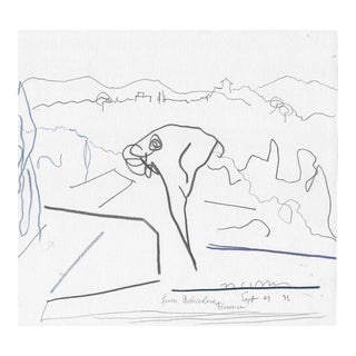 1993 Norbert Voelkel Florence Italy Landscape For Sale