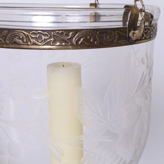 Victorian Antique Smoke Bell Light Fixture For Sale - Image 3 of 4