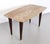 Rectangular Beech Coffee Table with Pink Travertine Top attributed to Paolo Buffa, 1950s For Sale - Image 13 of 13