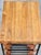 Mid-Century Modern Mid-Century Modern 21 Bottle Wine Rack in Leather & Wrought Iron W/ Butcher Block Top Attributed Arthur Umanoff, Usa, C. 1960s For Sale - Image 3 of 5