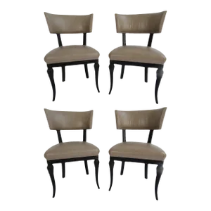 Vintage Mid Century Maison Jansen Side Chairs - Set of 4