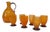 20th Century Art Deco Liquor Set with Jug and Glasses from Daum Crystal, France, 1940s, Set of 7 For Sale