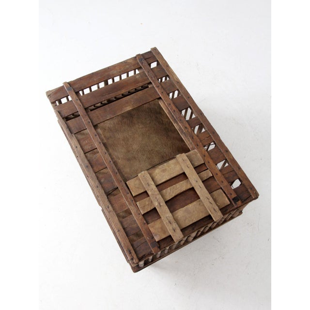 Antique Farm Crate For Sale - Image 4 of 18