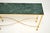 Gold Vintage French Brass and Marble Console Table, 1970s For Sale - Image 8 of 12