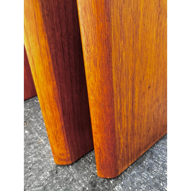 Mid Century Modern Modular Teak Side Table | Gustav Gaarde for Trekanten For Sale - Image 11 of 11