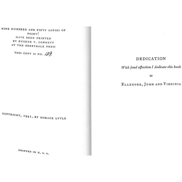 Traditional "Point! A Book About Bird Dogs" 1941 Lytle, Horace For Sale - Image 3 of 5