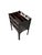 Mid Century mahogany tall Butler style #765 magazine rack. Four slots allow ample storage for reading materials. Measures...
