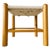 Mid-Century Danish Wooden Stool with Rope Seat, 1960s For Sale - Image 3 of 7