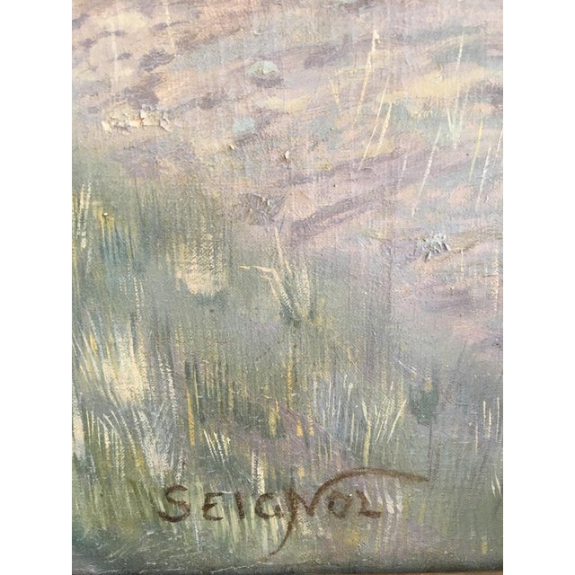 Claudius Seignol, Départ des Fantassins Pour la Guerre de 14, 1914, Oil on Canvas, Framed For Sale - Image 3 of 5