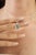 Minimalist Cushion Cut 4.96 Ct Aquamarine Bezel Set Solitaire Pendant in 925 Silver For Sale - Image 4 of 12