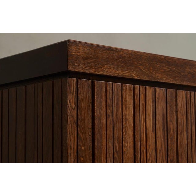 Freestanding Sideboard in Oak, Belgium, 1970 For Sale - Image 9 of 17