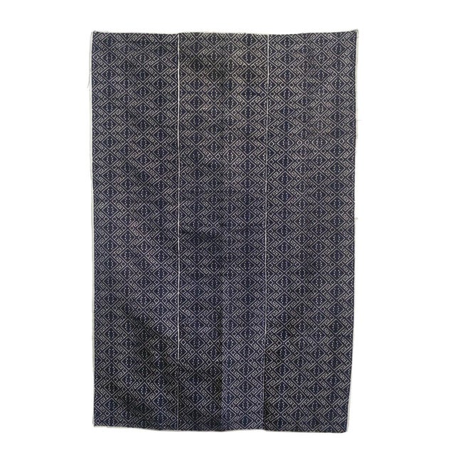 Vintage Embroidered Wedding Quilt Fabric For Sale - Image 4 of 4