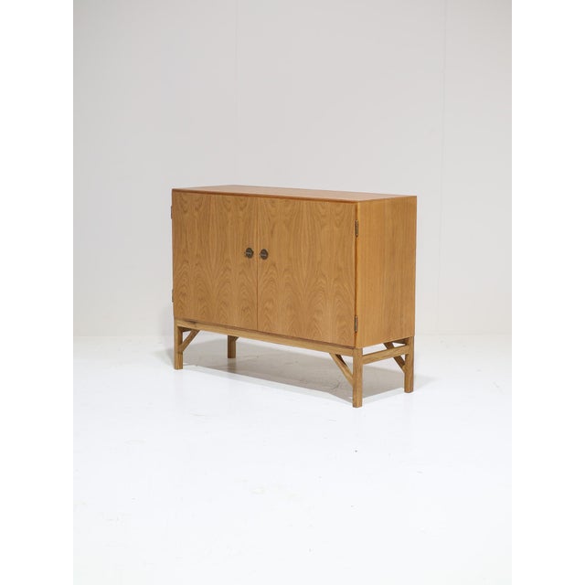 Rare cabinet (model 232 or 'Chinese Cabinet') designed by Børge Mogensen for FDB Møbler in Denmark in the 1960s. This...