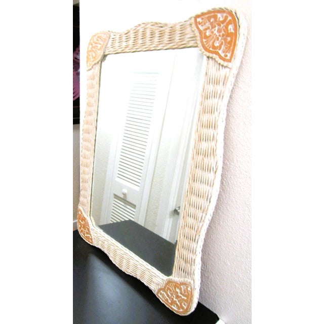 The Pier One Jamaica Collection Wicker and Wood Horizontal or Vertical Wall Mirror is a stylish and versatile addition to...