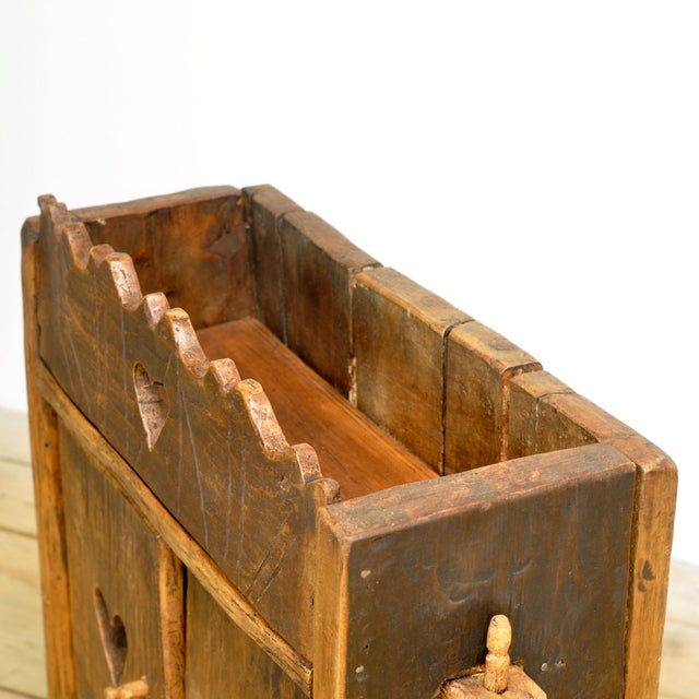 1950s Folk Art Romanian Cabinet, 1950 For Sale - Image 5 of 11