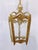 Bronze Lantern With Etched Glass Panels. It has 3 light with candelabra base sockets that each holds a 75W light bulbs or...