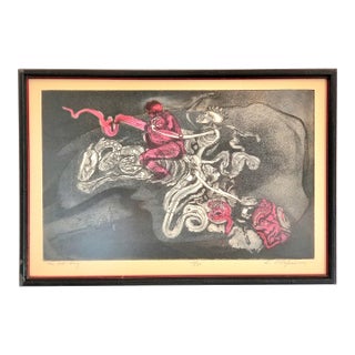 The Erl King by Letterio Calapai - Print Etching and Aquatint For Sale