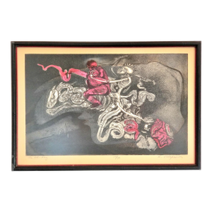 The Erl King by Letterio Calapai - Print Etching and Aquatint