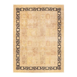 Mogul, One-of-a-Kind Hand-Knotted Area Rug in Ivory, 10' 3" x 13' 10" For Sale
