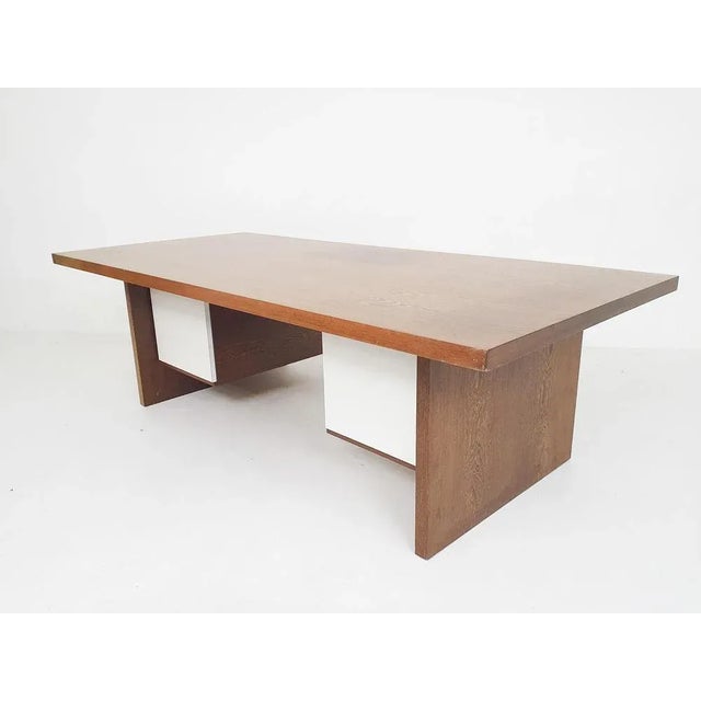 Brown Wenge Desk attributed to T Spectrum, 1960s For Sale - Image 8 of 18