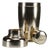 Mid-Century Modern Italian Gold Aluminum Martini Cocktail Shaker, 1960s For Sale