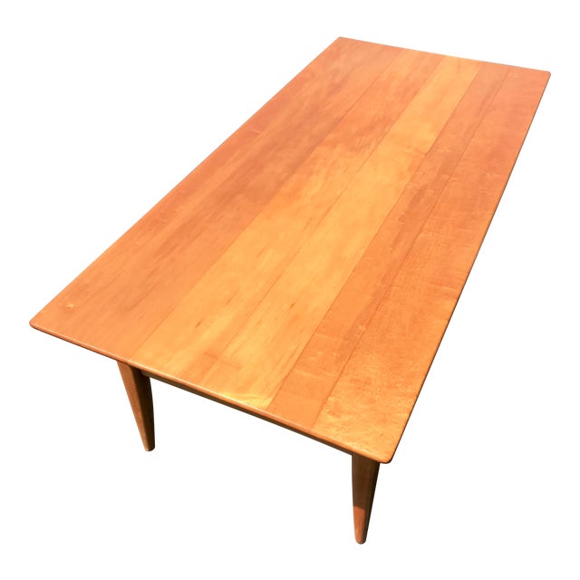 MidCentury Two Level Maple Coffee Table Chairish