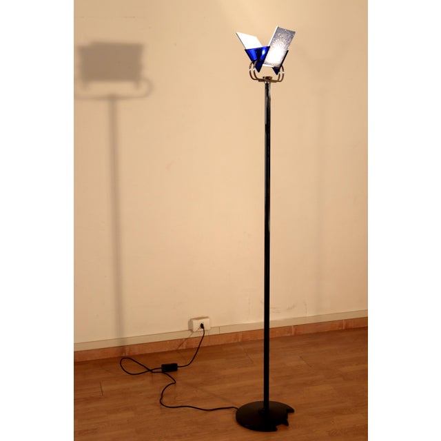 1980s Vintage Triana Floor Lamp by Perry King & Santiago Miranda for Arteluce, 1985 For Sale - Image 5 of 17