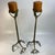 1980s Vintage Silvestri Brass Candle Holder Bird Claw Feet Handcrafted Castlecore 20" For Sale - Image 5 of 7