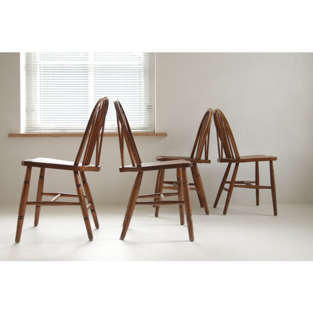 19th Century British Military Windsor Chairs, Set of 4 For Sale - Image 16 of 18