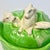 1970s Vintage Hollywood Regency Americana Folk Art Cabbage Tureen With Bunnies For Sale - Image 17 of 18