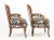 French Country Style Zebra Upholstered Chairs, 2 For Sale In New York - Image 6 of 7
