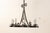 Vintage French Iron 8-Light Chandelier For Sale - Image 9 of 12