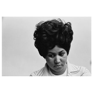 'Aretha Franklin in the Studio' Unframed Archival Pigment Print For Sale